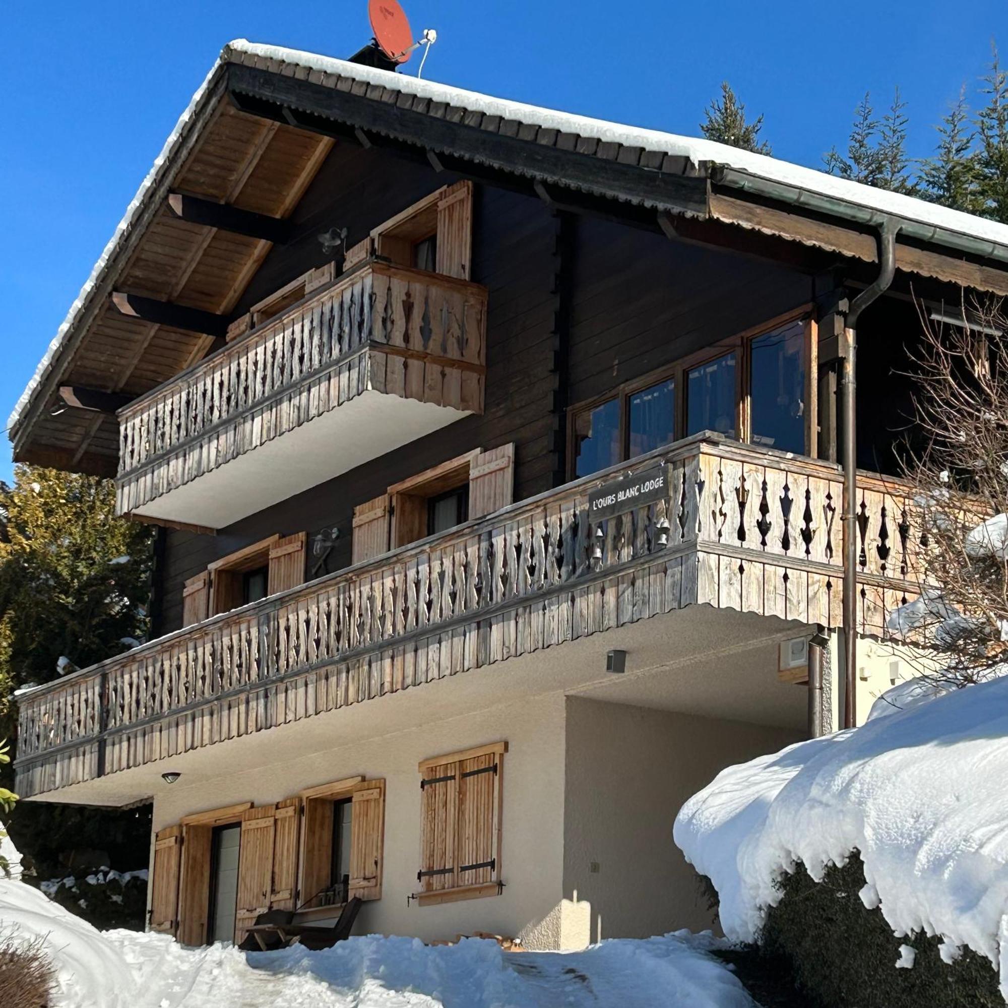 L'Ours Blanc Lodge Le Biot Exterior photo